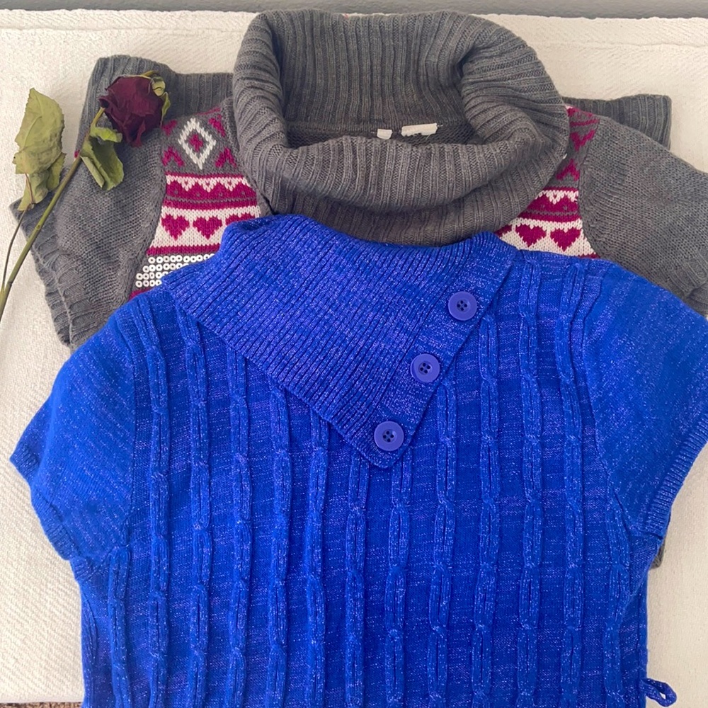 Two nitted dresses